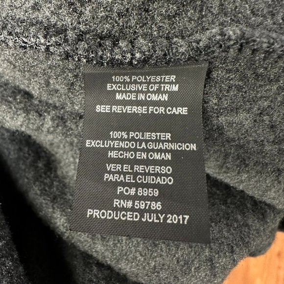 Beverly Hills Polo Club Full Zip‎ Sweater Jacket, Size Medium, Dark Gray - Picture 5 of 7